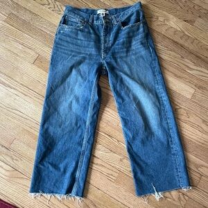 Madewell Low-Slung Baggy Crop Jeans